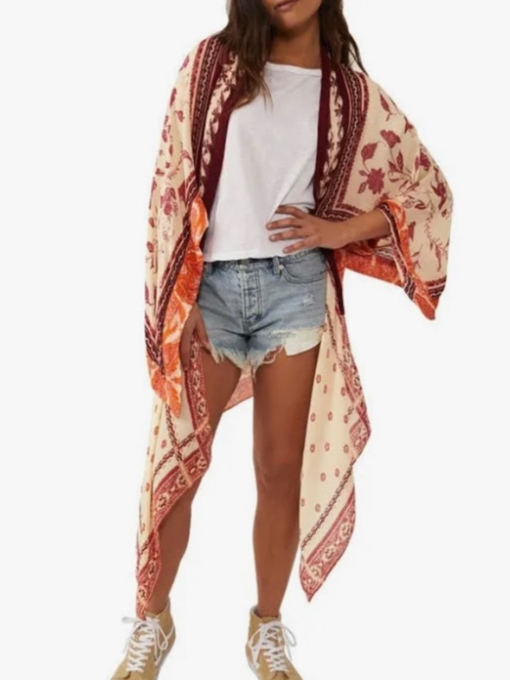 NWTS! FREE PEOPLE KISS THE SKY BUTTERFLY SURPRISE KIMONO! ONE SIZE